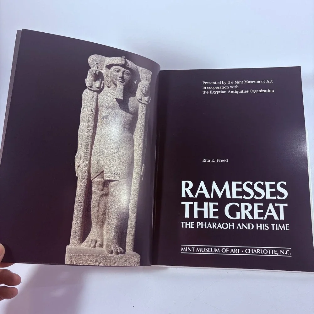 Ramesses the Great The Pharaoh and His Time 1988 Mint Museum Art Large Book PB